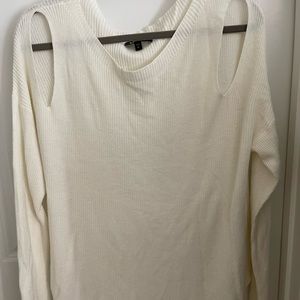 Express cut out shoulder Sweater